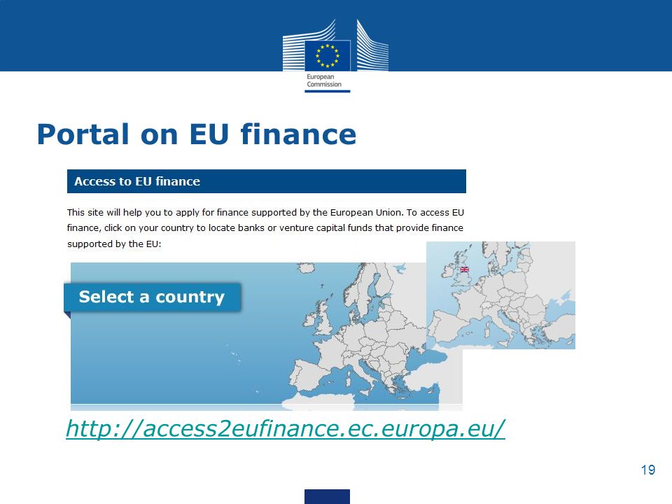 Portal on EU finance   19