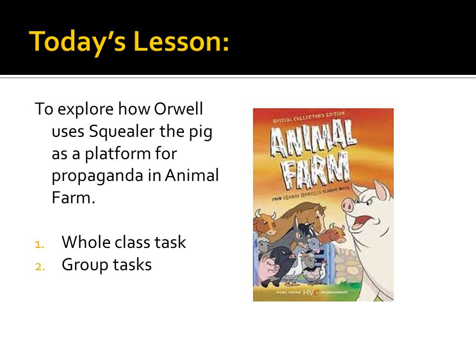 Full essay on propaganda in animal farm