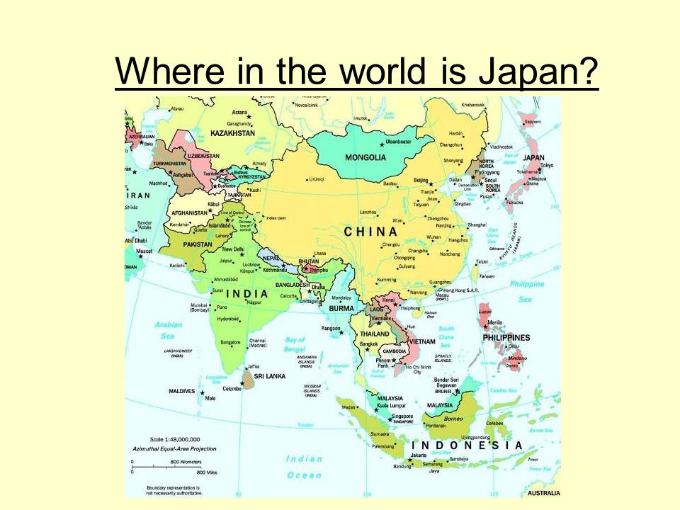 Where in the world is Japan