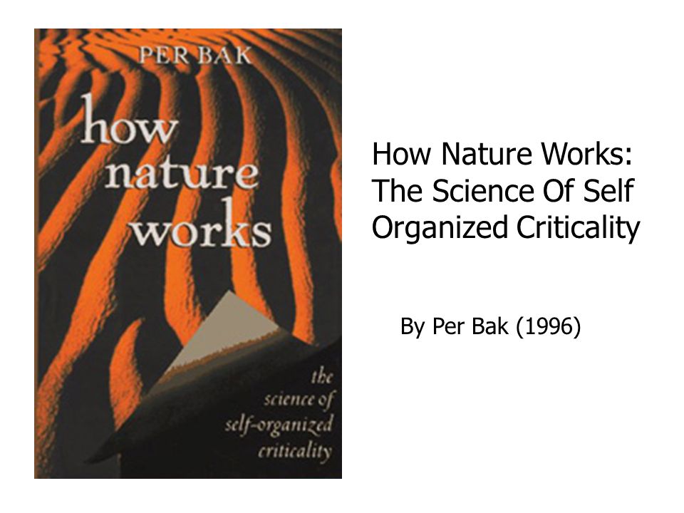 How Nature Works the science of selforganized criticality