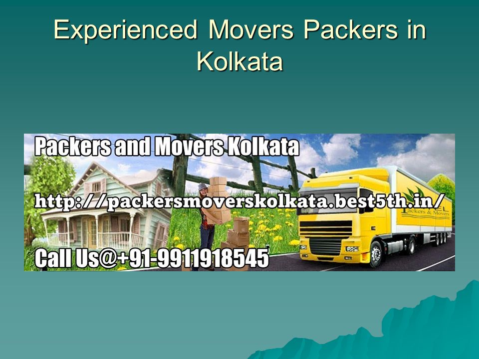 Experienced Movers Packers in Kolkata