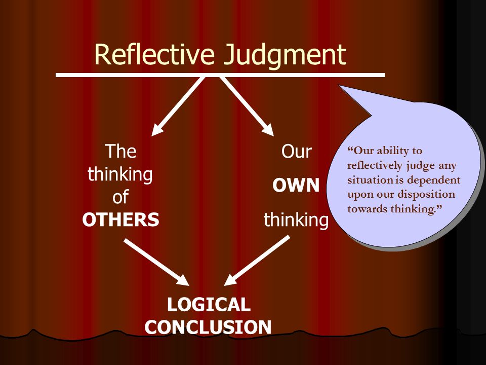 Critical Thinking Dispositions