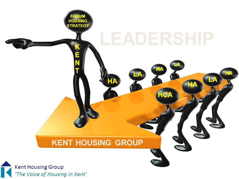 LEADERSHIP FORUM HOUSING STRATEGY KENTKENT HA HCA LA HA KENT HOUSING GROUP Kent Housing Group ‘The Voice of Housing in Kent’