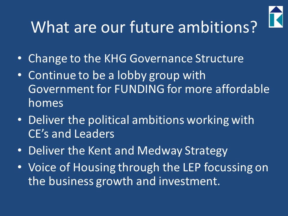 What are our future ambitions.