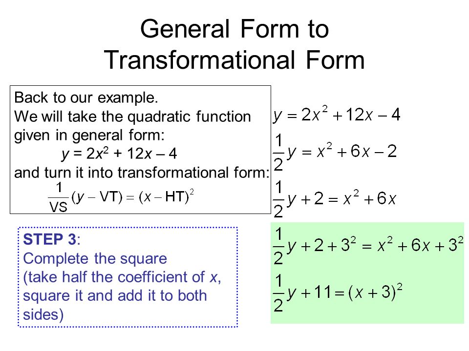 Quadratic Equation In General Form Talkchannels The Powers Of General Form Probe Below Are 5 Diffe Ways