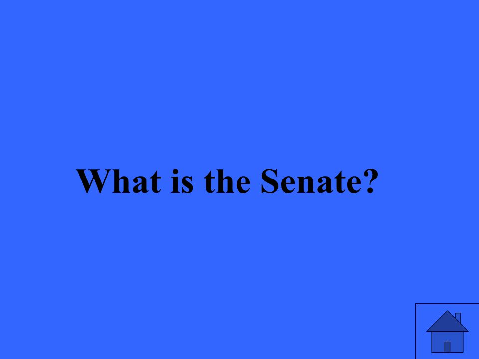What is the Senate