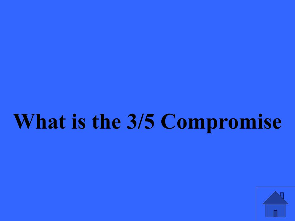 What is the 3/5 Compromise