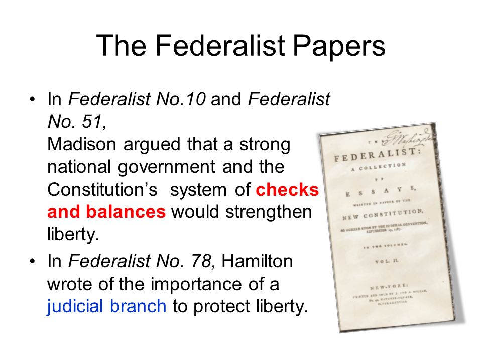Federalist essays no.10
