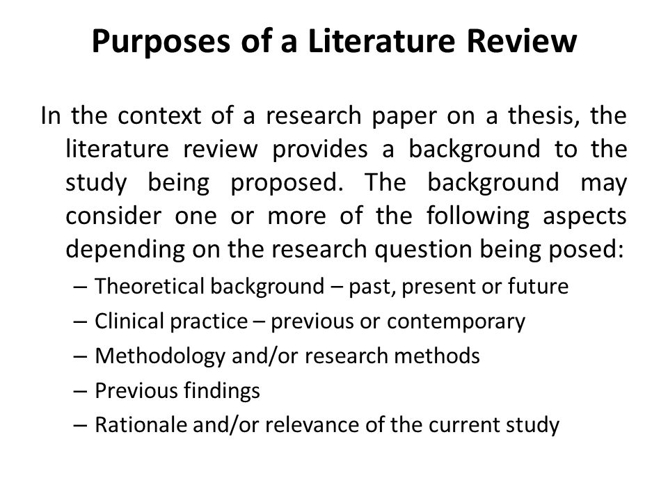 literature review in a thesis literature review in a thesis