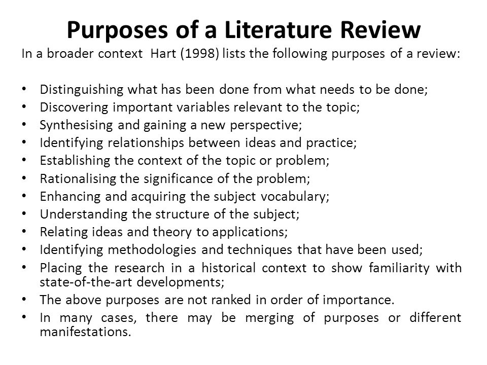 Custom Phd Literature Review Topic