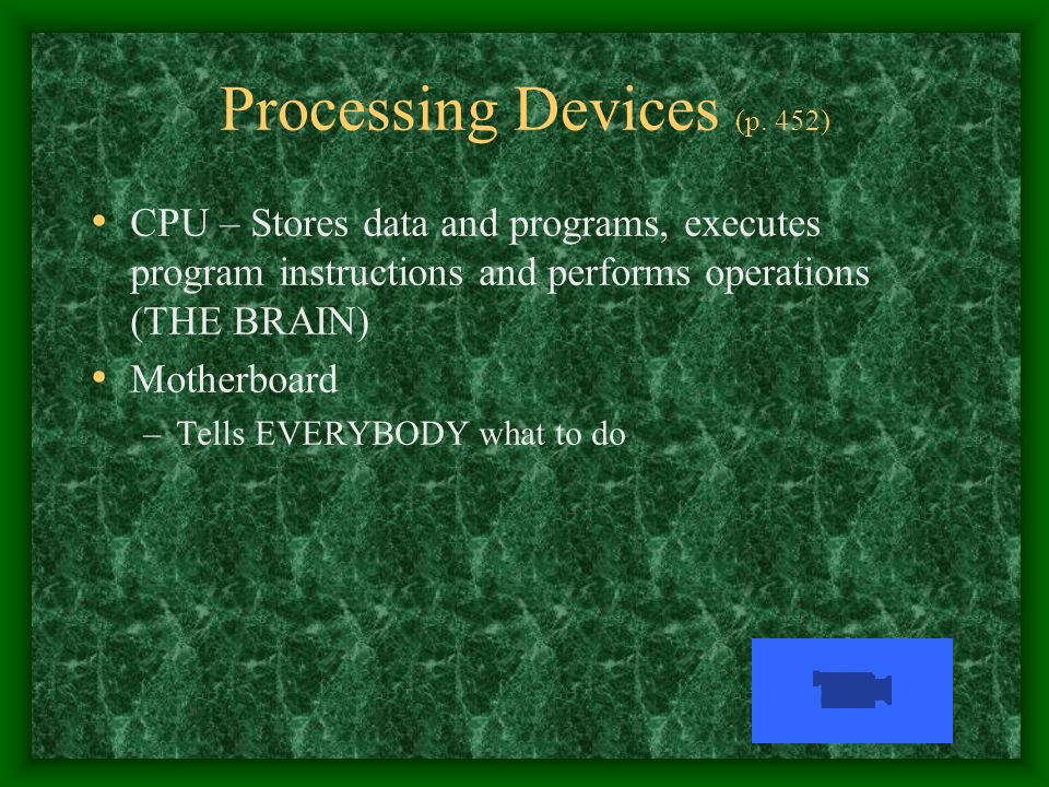 Processing Devices (p.
