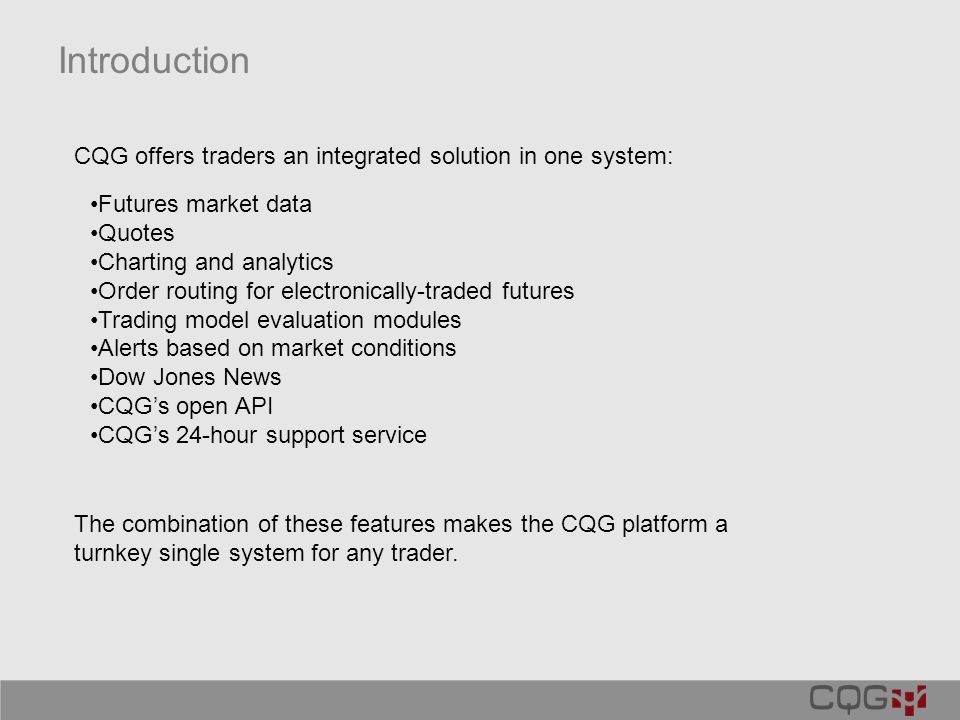 introduction futures market data quotes charting and analytics order futures charting services