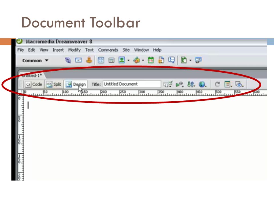 Document Toolbar