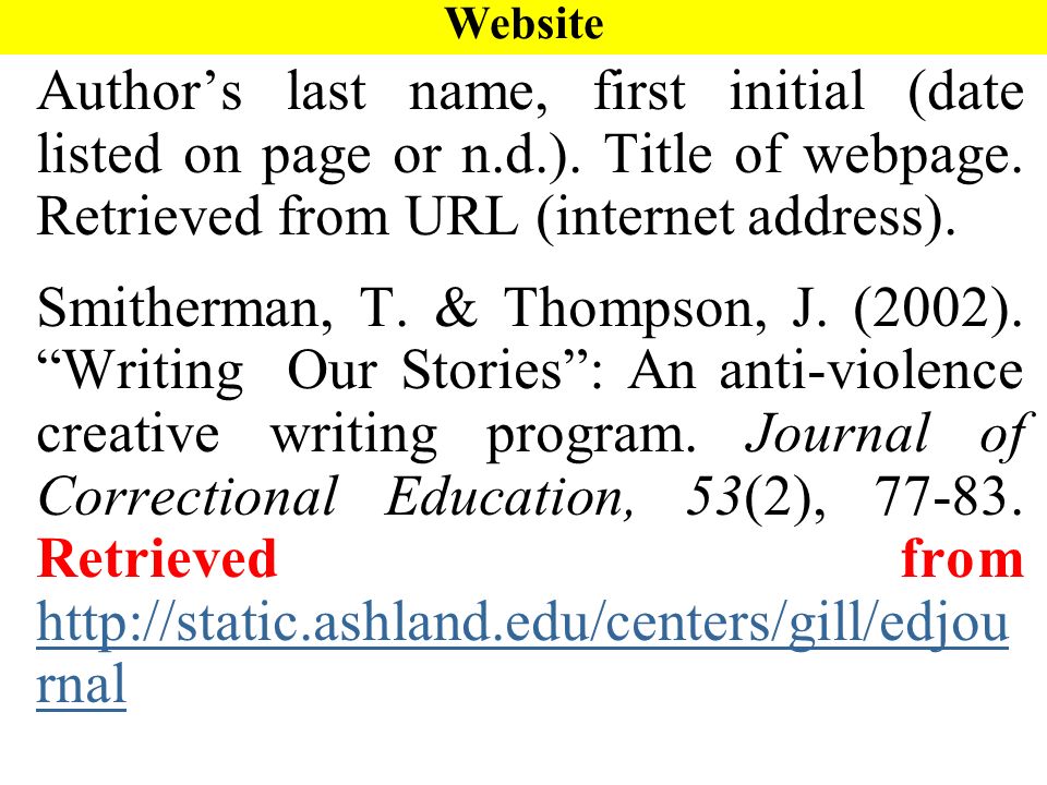 Citation Dissertation
