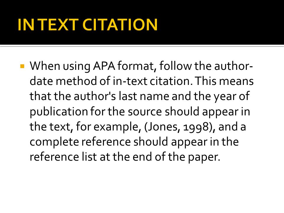 Citing Dissertation Apa