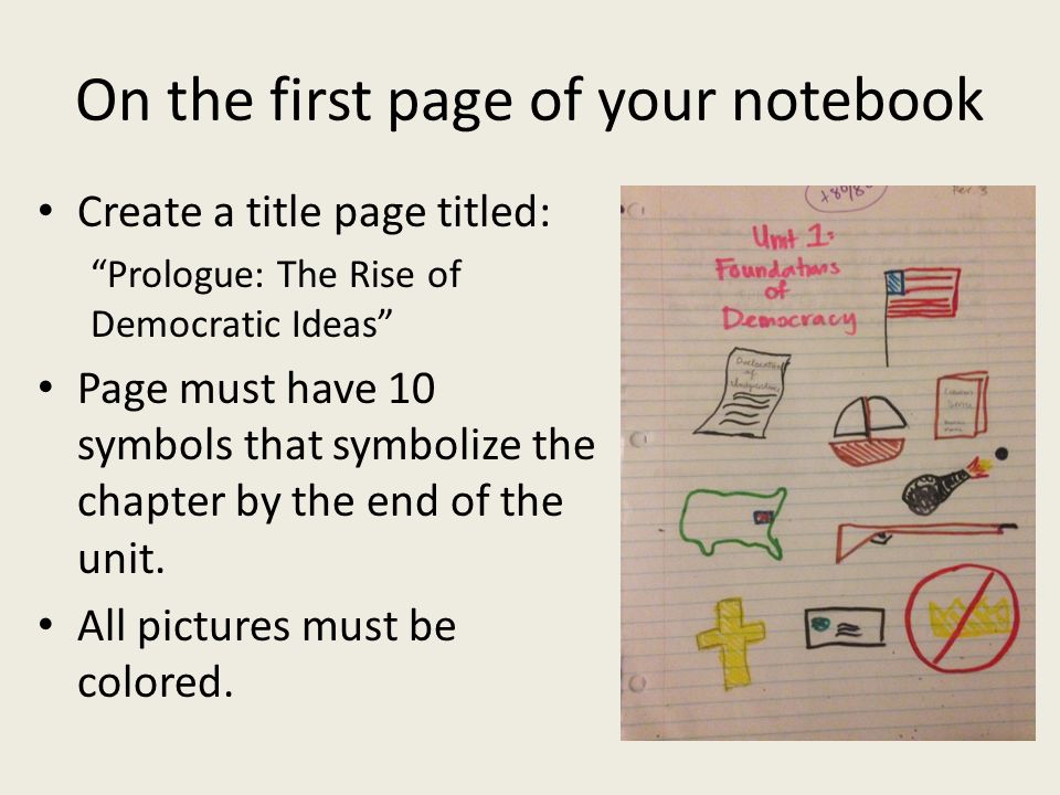 create a title page