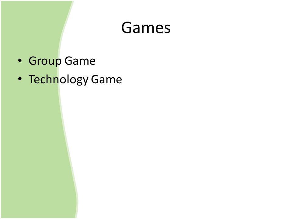 Games Group Game Technology Game
