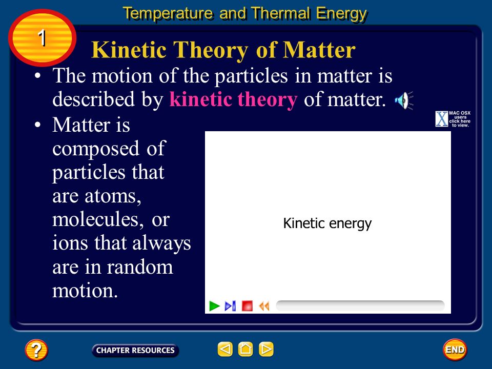 1 1 Temperature and Thermal Energy Temperature and energy Glencoe: Chapter 9 – Section 1: pages