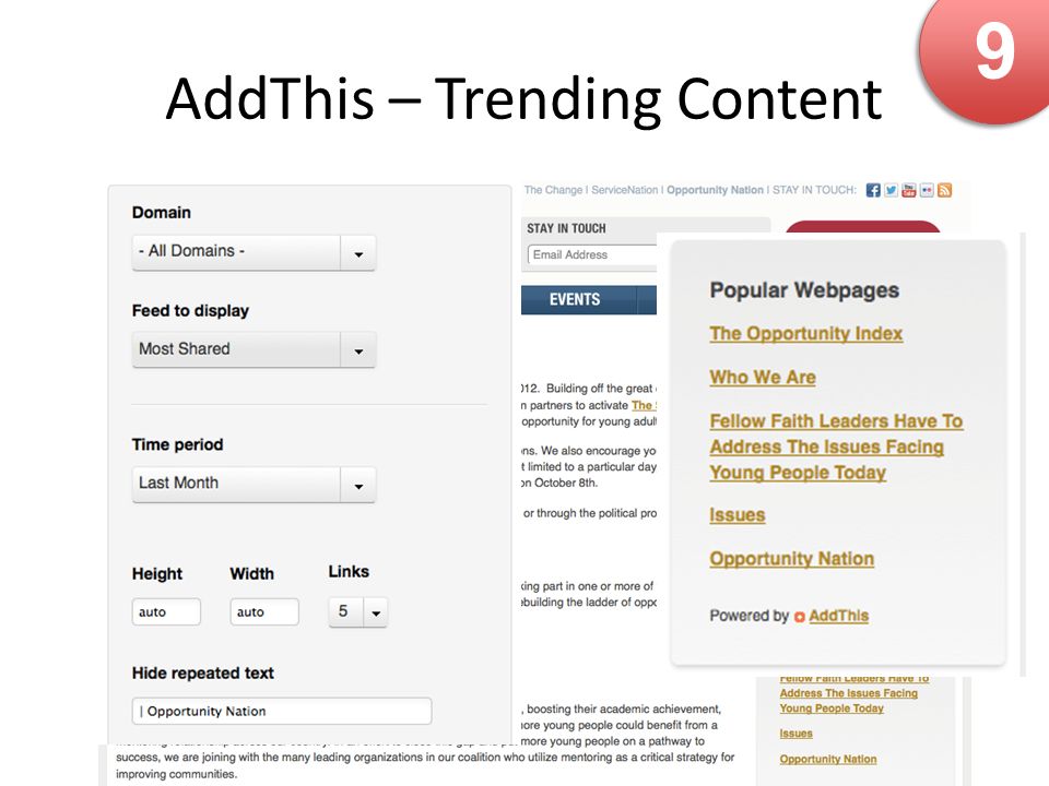 AddThis – Trending Content 9 9