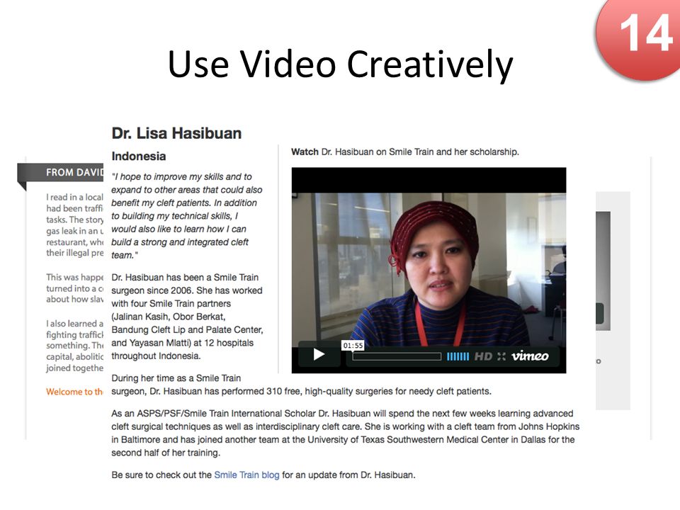 Use Video Creatively 14