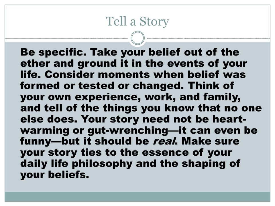 Narrative Essay Life Changing Experience