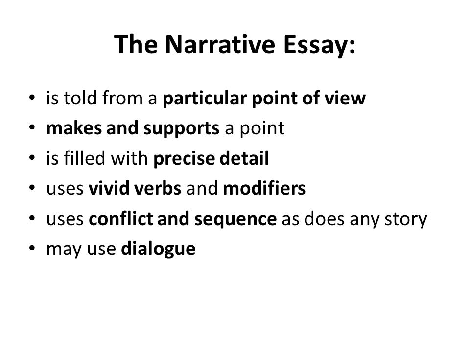 Essay writing point of view