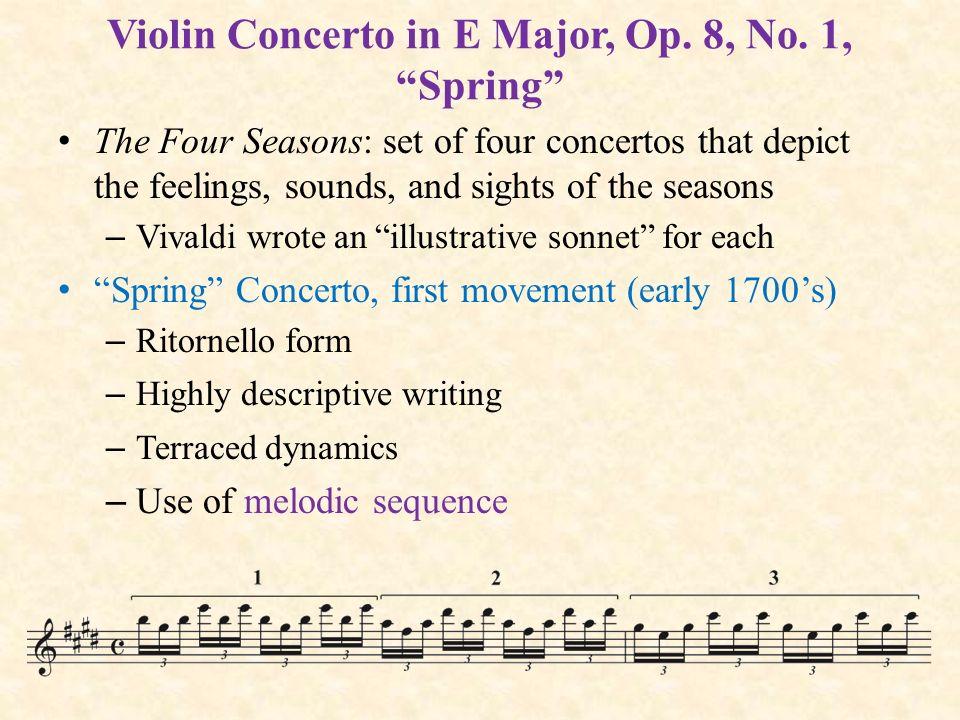 Violin Concerto in E Major, Op. 8, No.