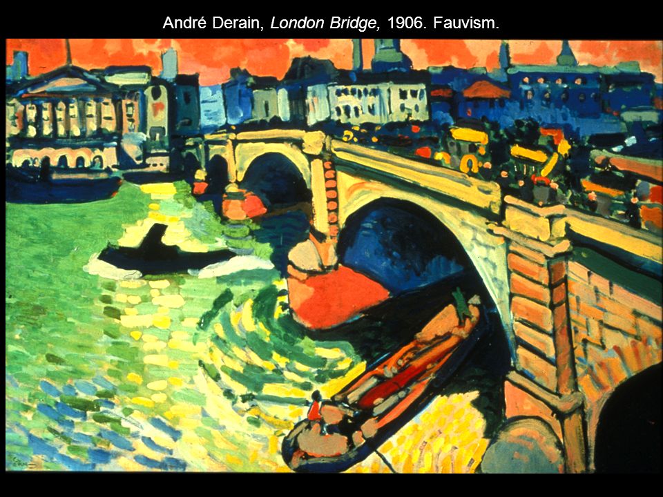 André Derain, London Bridge, Fauvism.