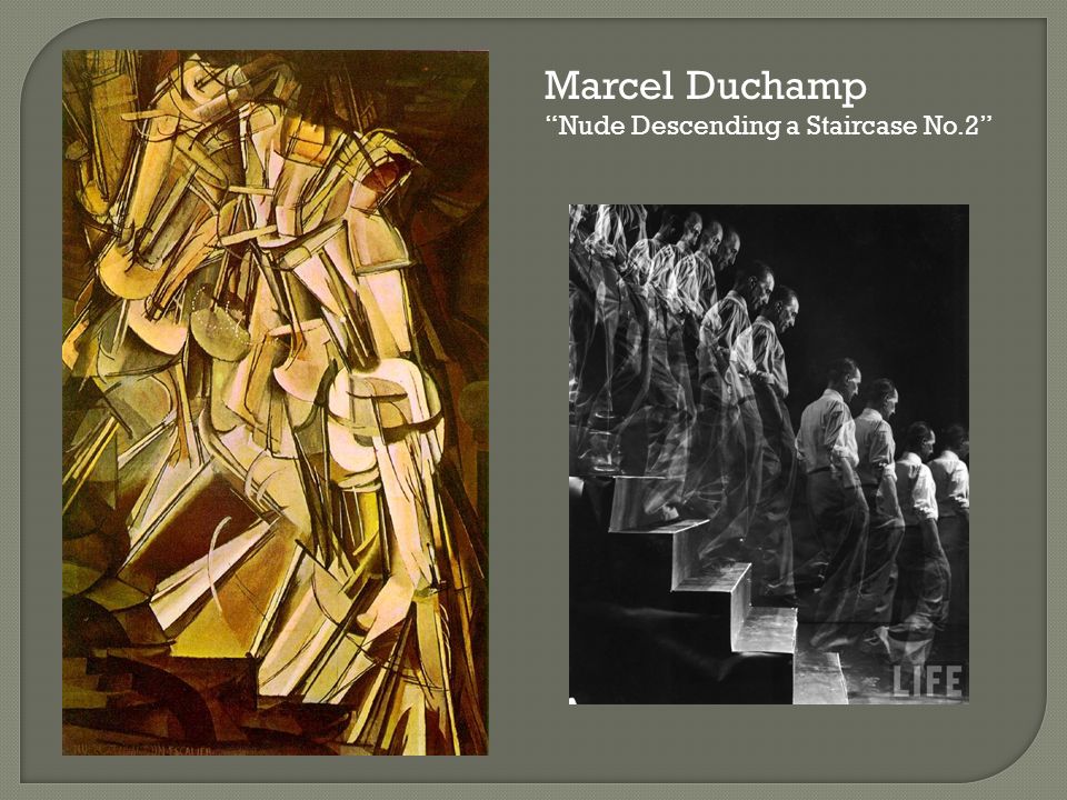Marcel Duchamp Nude Descending a Staircase No.2