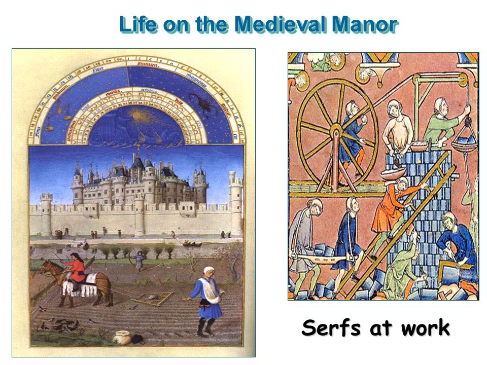 Life on the Medieval Manor Serfs at work