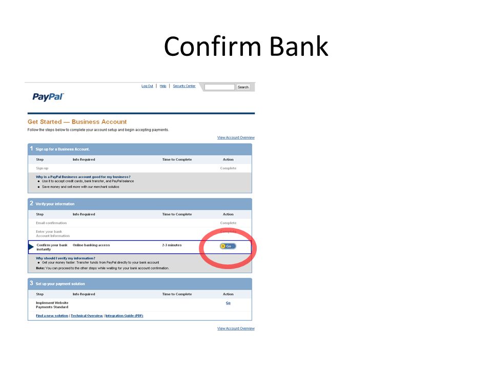 Confirm Bank