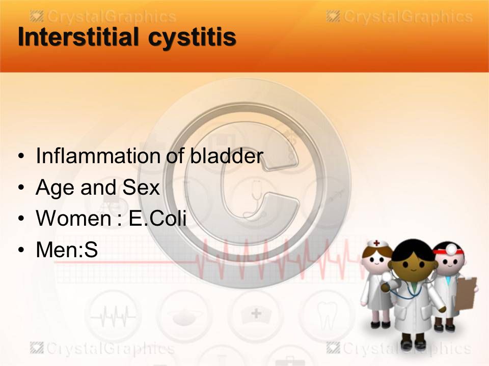 Sex interstitial cystitis