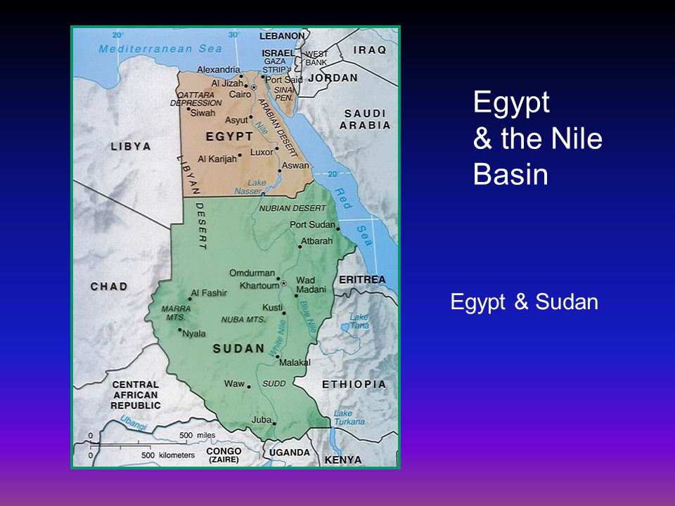 Egypt & the Nile Basin Egypt & Sudan