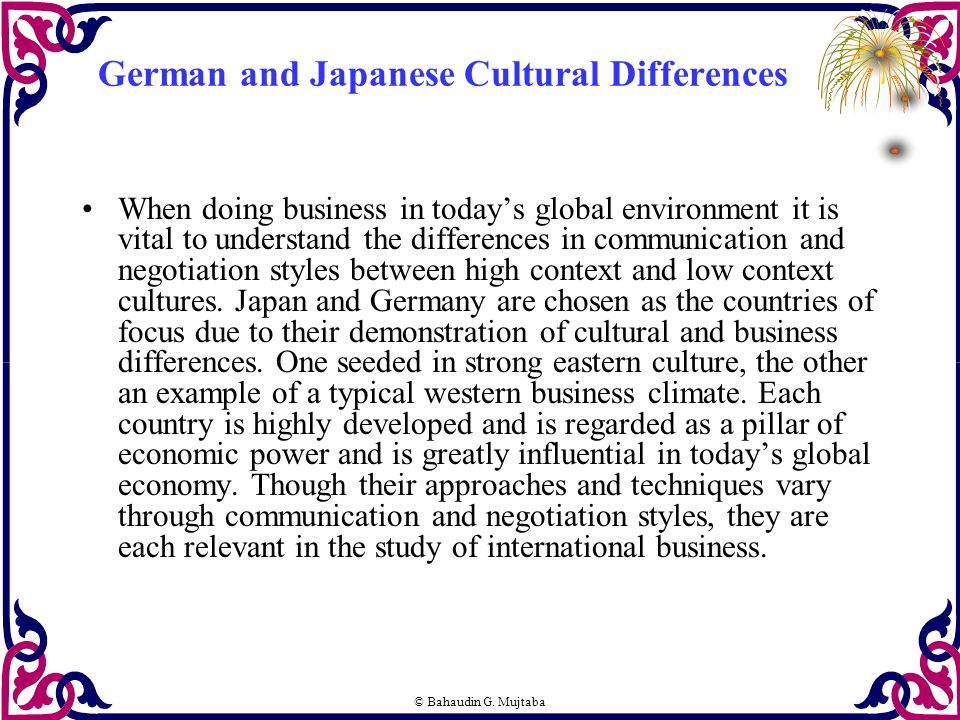 Business negotiation: a cross cultural perspective from collectivism and individualism