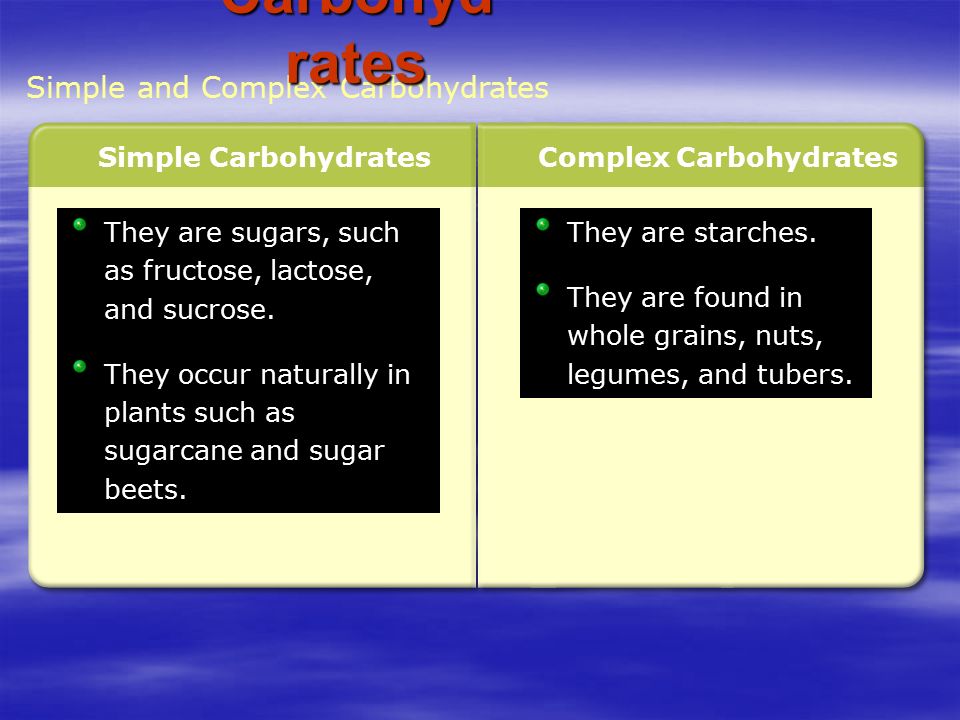 What Are Carbohydrates.