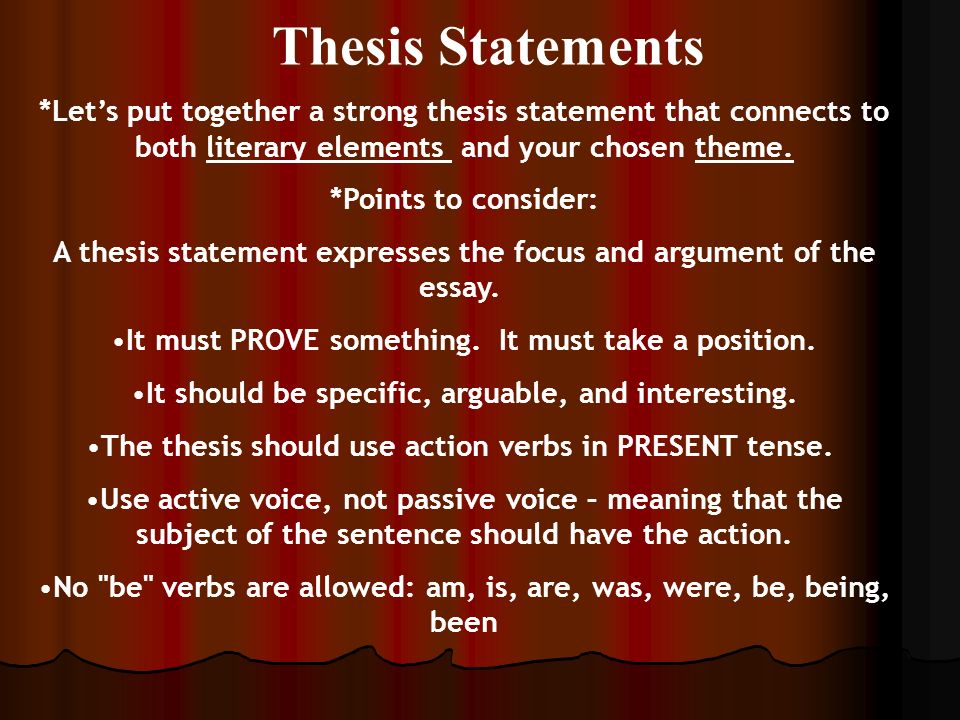 what is considered a strong thesis statement Understand what a thesis statement in general needs to accomplish your thesis needs to express a considered point of view note that a considered point of view is different from an opinion. what is considered a strong thesis statement Understand what a thesis statement in general needs to accomplish your thesis needs to express a considered point of view note that a considered point of view is different from an opinion.