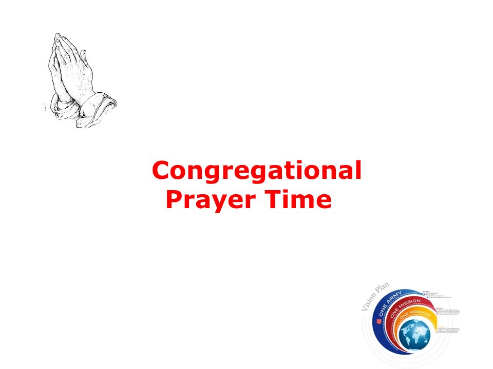 Congregational Prayer Time
