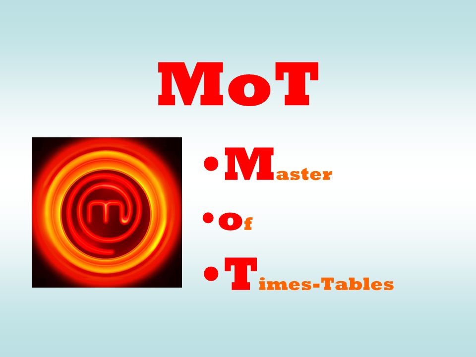 MoT M aster o f T imes-Tables