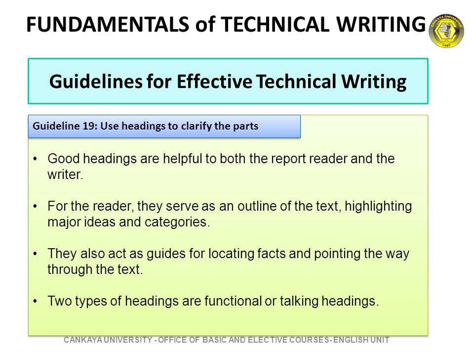 technical writing curriculum technical writing curriculum