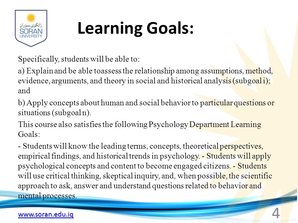 Psychology Critical Thinking