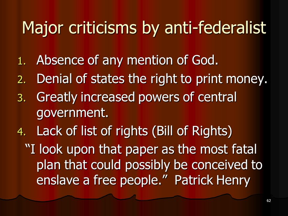 Federalists Essays