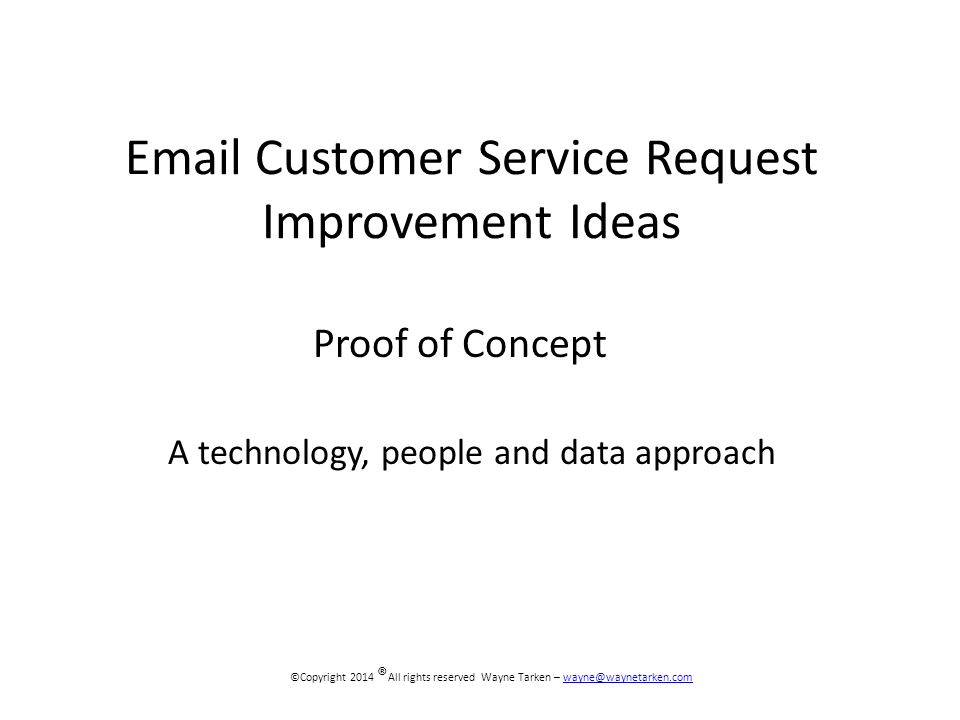 customer service presentation ideas