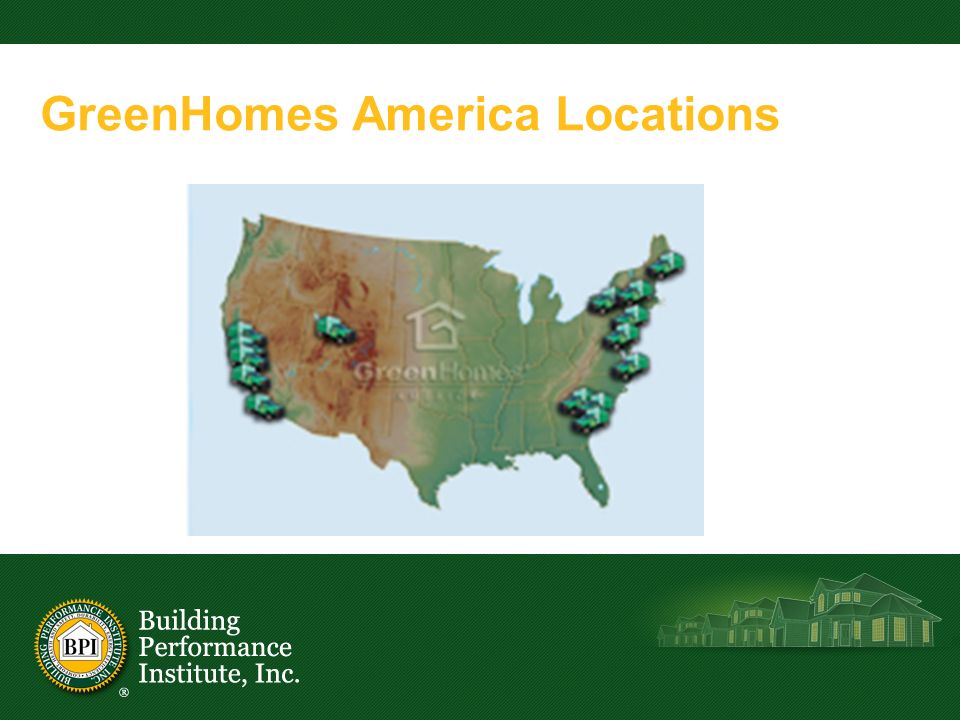 GreenHomes America Locations