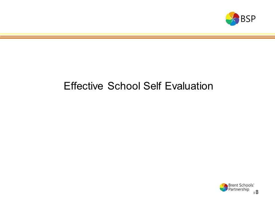 18 Effective School Self Evaluation
