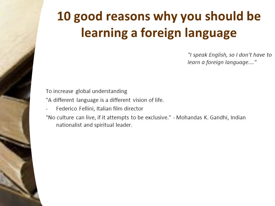 why learning a foreign language should why learning a foreign language should