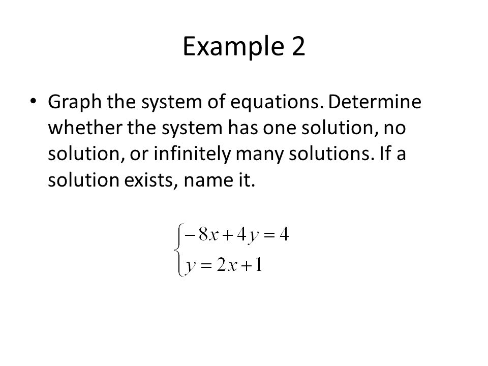 Solving Systems Of Equations By Graphing Mcc9 12 A Rei Ppt Download Example 2 Graph The System Of Equations