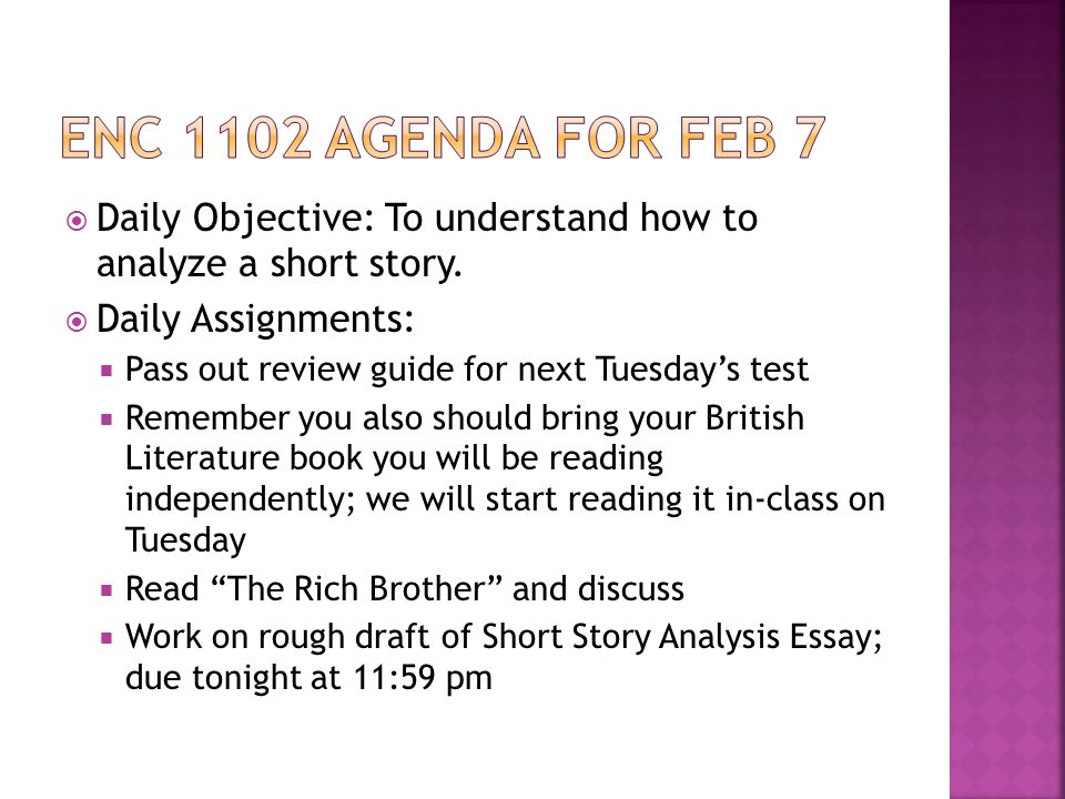 analysis a short story analysis a short story