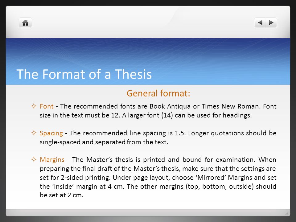 Dissertation Page Layouts