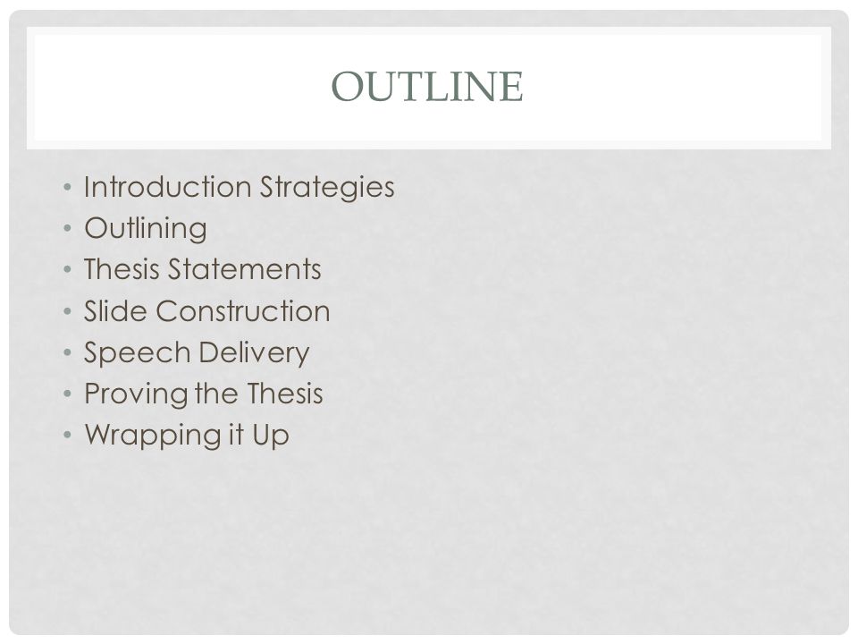 [PDF]Developing a Thesis Statement and Outline