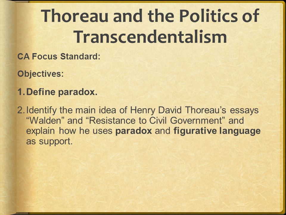 Thoreau Essays